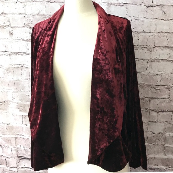 Vince Camuto Velvet Open Jacket, petite M New! - Picture 3 of 3